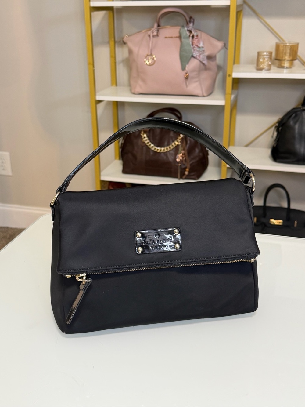 Kate Spade Wilson Road Miri Black Top-Handle Shoulder Bag